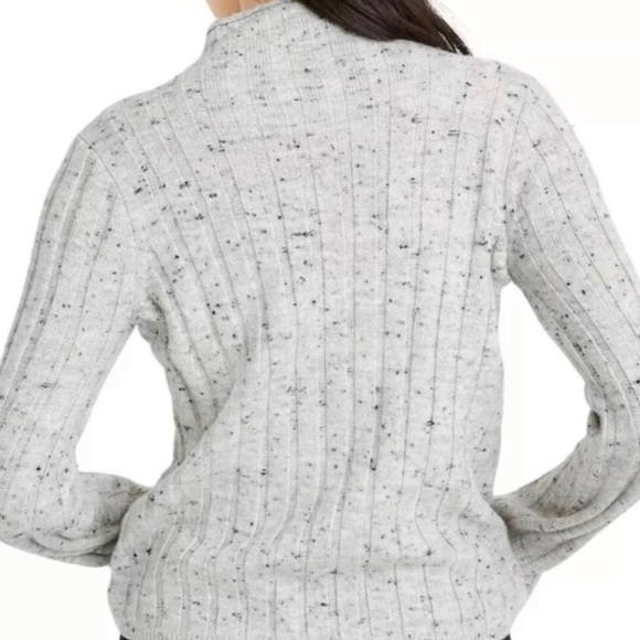 Madewell Wool Blend Sweater Women’s Size XS Donegal Evercrest Mock-Neck Knit Top - Picture 4 of 9